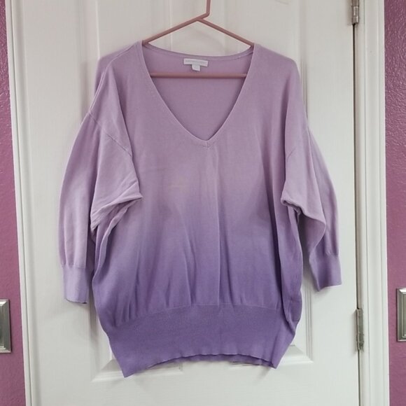 Ombre Purple Sweater - Picture 1 of 3